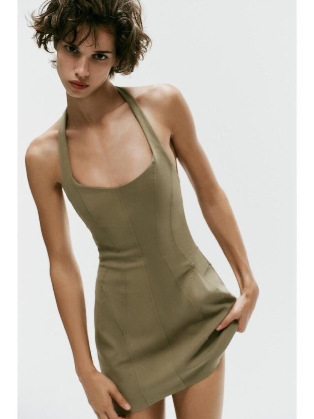 ZARA SHORT HALTER DRESS 4661/204/506